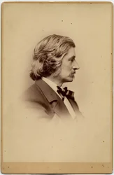 フランクリン・ベンジャミン・サンボーン（1831-1917）、アメリカの社会改革者、ジャーナリスト社会科学者。 HGスミス、ボストンの写真（アルブメン写真）